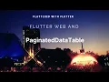 Flutter Web and PaginatedDataTable Using Datatable in Flutter Data aseemwangoo