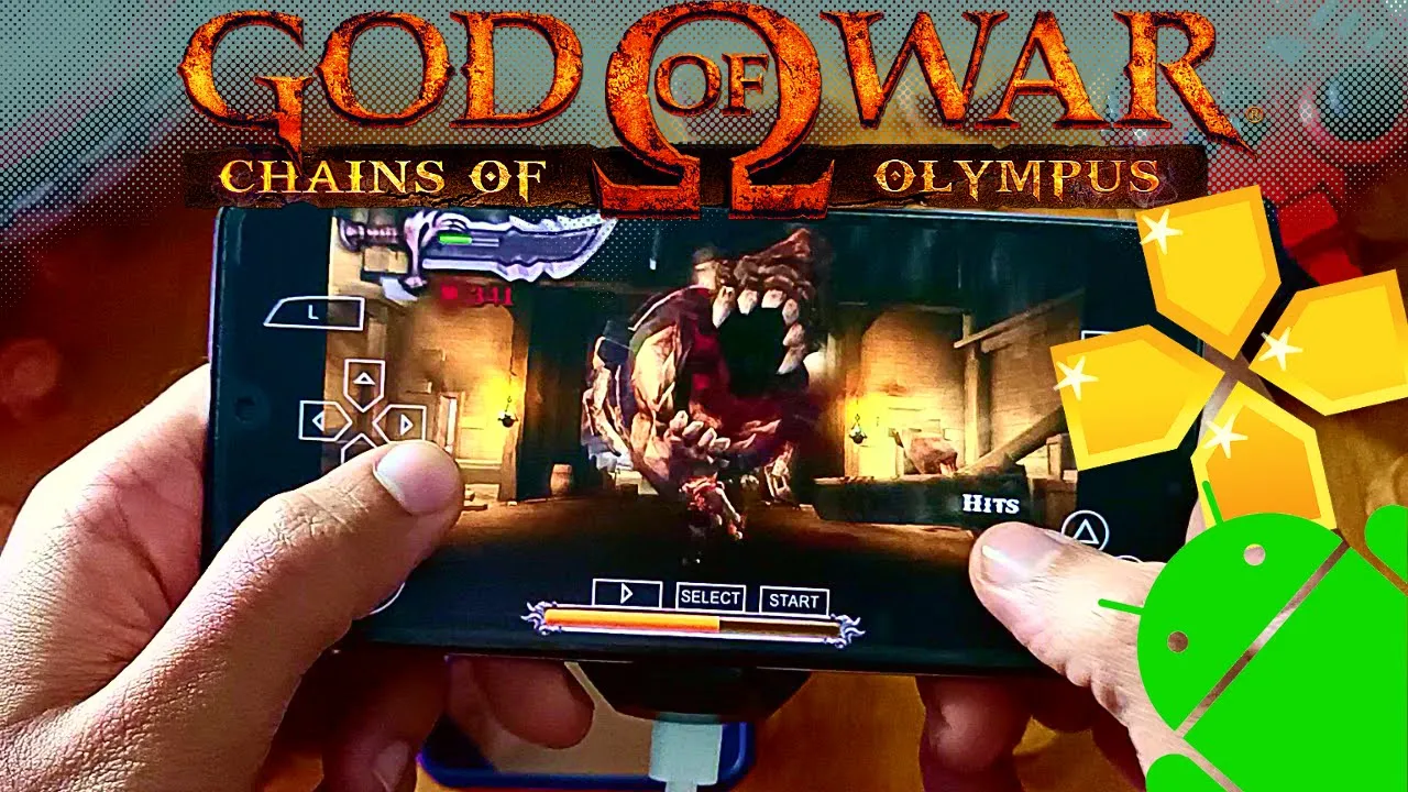 Unbelievable God of War Gameplay on Android - You Won't Believe What Happens Next! - PPSSPP Gold