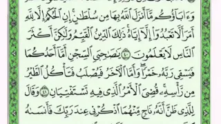 تكرار الوجه السادس من سورة يوسف كل آية ٣مرات للشيخ فارس دندنها