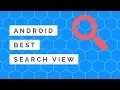 Android SearchView with RecylerView