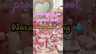 Sound Effects For Skincare Product Shoot For Creators Asmr 