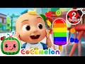 Lagu Yummy Rainbow Fruit Popsicles Song! 🌈| 2 HOURS | CoComelon Kids Songs \u0026 Nursery Rhymes