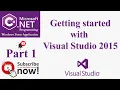 C Part 1 Getting started with Visual Studio 2015
