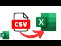 How to Convert CSV to Excel Easy and Quick