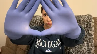 ASMR XS Indigo The Med Gloves You Never Knew You Wanted