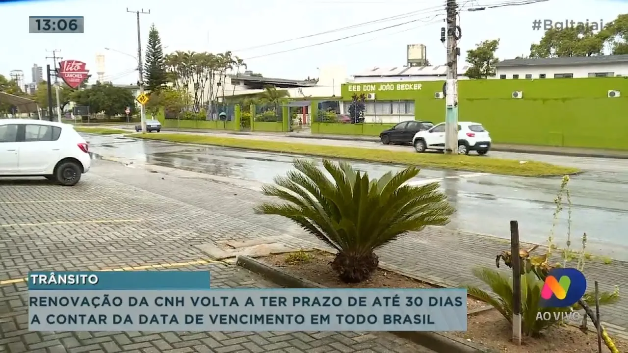 Renovação da CNH volta a ter prazo de até 30 dias, e radares em Itajaí começam a funcionar