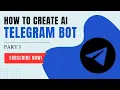 Sida Loo Sameeyo Telegram Chatbot Casharka 1aad A to Z Somali Guide