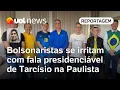 Download Lagu Bolsonaristas se irritam com fala presidenciável de Tarcísio em ato na Paulista | Letícia Casado