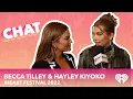 Download Lagu Becca Tilley \u0026 Hayley Kiyoko hit the iHeart Festival 2022 Red Carpet as a POWER COUPLE!