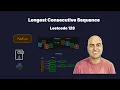 Longest Consecutive Sequence - Leetcode 128 Sorting and Hashset