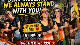 Students support protest 🙏🏻 #abaanakhtar #razikaabaan 