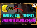 Pac-Man World Re-Pac INVINCIBLE Trophy Guide Pac-Man Unlimited Lives Farming Method