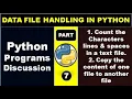 Data file handling in python part 7
