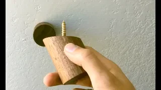 Minimalist wood branch coat hangers - Felidio Natural Wooden Coat Hooks Wall Mounted