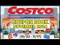 NOVEMBER 2024 Costco Coupon Book Grocery Deals - Tide Dawn Coffee