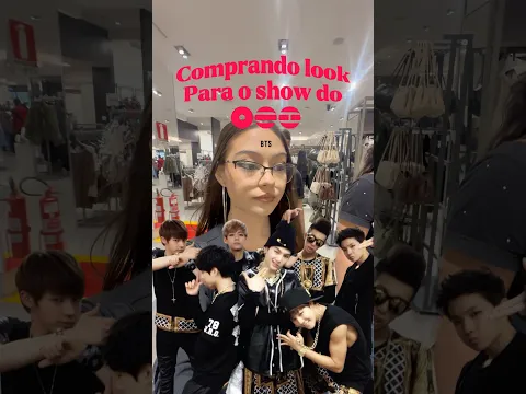 Comprando look para o show do @BTS #foryou #vlogcomigo #youtubeshorts #shorts #shortsyoutube