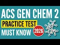 ACS Gen Chem 2 Final Exam 2026 Practice Test Questions and Answers Set 3