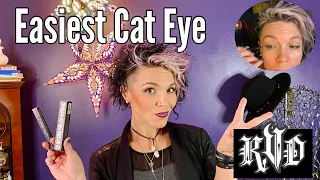 Download Easiest how too Cat Eye with the Best Waterproof Eyeliner!! My KVD Review MP3