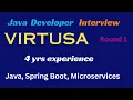 Java Developer Interview Virtusa First Round