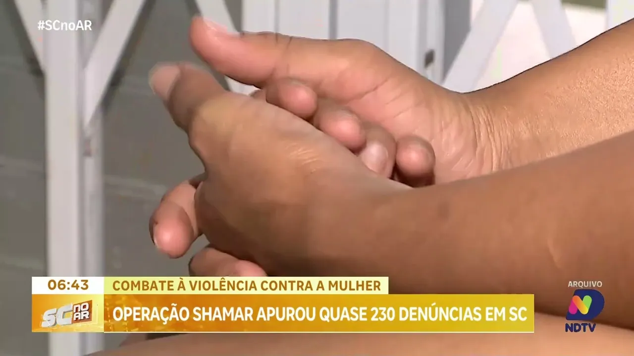 Operação Shamar apura quase 230 denúncias de violência doméstica em Santa Catarina
