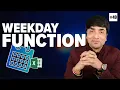 Excel Weekday Function Part 2 How to use the WEEKDAY Function in Excel with IF Function