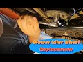 Husqvarna Riding Lawn Mower Drive Belt Idler Pulley Wheel Replacement DIY Fix YTH24K48