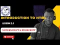 Lesson 2 3 Superscript and Subscript