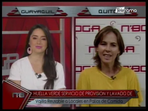 Huella verde servicio de provisión y lavado de vajilla reusable a locales en patios de comida