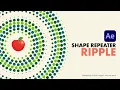 Shape repeater ripple animation After Effects tutorial Master Study of Buck Apeel