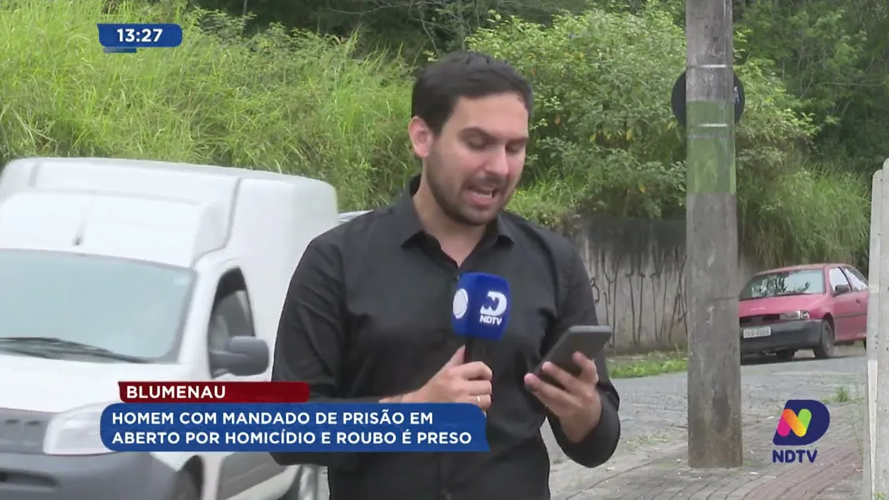 Homem com mandado de prisão em aberto por homicídio e roubo é preso