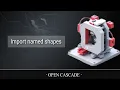 Named sub-shapes How to import with OpenCascade