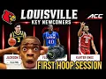 FIRST FOOTAGE OF THE NEW LOUISVILLE BASKETBALL TEAM