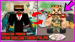 ZENGİN AİLE FAKİR OLDU, FAKİR AİLE ZENGİN YER DEĞİŞTİRDİ! 😂 - Minecraft ZENGİN FAKİR HAYATI