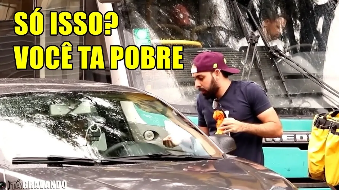 FLANELINHA PEDINDO DINHEIRO E RECLAMANDO DO VALOR - PEGADINHA : MANDE A SUA #291