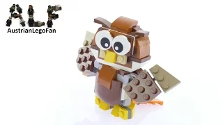Lego Creator 31044 Park Animals Model 3of3 Owl - Lego Speed Build Review