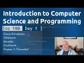 Day 1 Introduction to Computer Science and Programming - Learn to Code