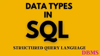 DATATYPES IN SQL SQL DATATYPES INTEGER NUMBER VARCHAR DATETIME DBMS SQL SV TECH