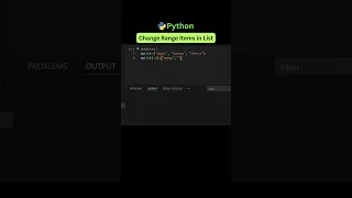 Python AI Tutorial Change Range Items in List Easily