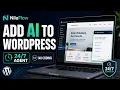 How to Add an AI Agent to Your WordPress Website No Coding NileFlow Tutorial