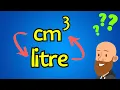 How to convert liters to cm3 and cm3 to liters Volume conversion
