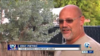 NewsChannel5 helps 2nd family this week complaining about down Comcast wires