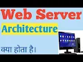 What is the web server architecture in Hindi