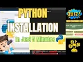 Python Setup for Beginners 2025 how to setup vscode for python Python Quiz 2025
