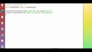 How to create language translator using Python programming language