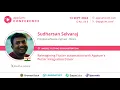Reimagining Flutter automation with Appium s Flutter Integration Driver - Sudharsan 2024