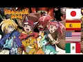Lagu Dino Rey intro | Japones, Ingles, Español, Español Latino | Comparacion