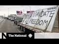 Protesters block Canada-bound traffic on Ambassador Bridge