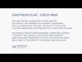 Cautious Clay - Cold War (Official Audio)