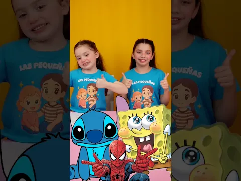 🕷️SPIDERMAN versión ✨STITCH o BOB ESPONJA! ✨#art #laspequeñas