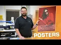 What Material can be used as a Poster